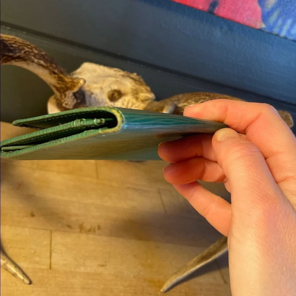 Louis Vuitton Green Epi Leather Long Wallet